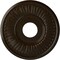 Ekena Millwork Berkshire Ceiling Medallion (Fits Canopies up to 7"), 15 3/4"OD x 3 7/8"ID x 3/4"P, Bronze CM15BEBZS - alternate 1